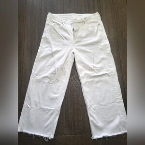 Old Navy White Flare & Wide Leg Jeans